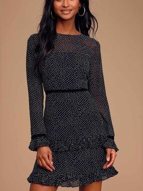 lulus forever chic black long sleeve dress Black Dress - Long Sleeve Maxi Dress - Sheer Mesh Maxi Dress